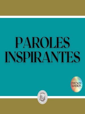 cover image of PAROLES INSPIRANTES